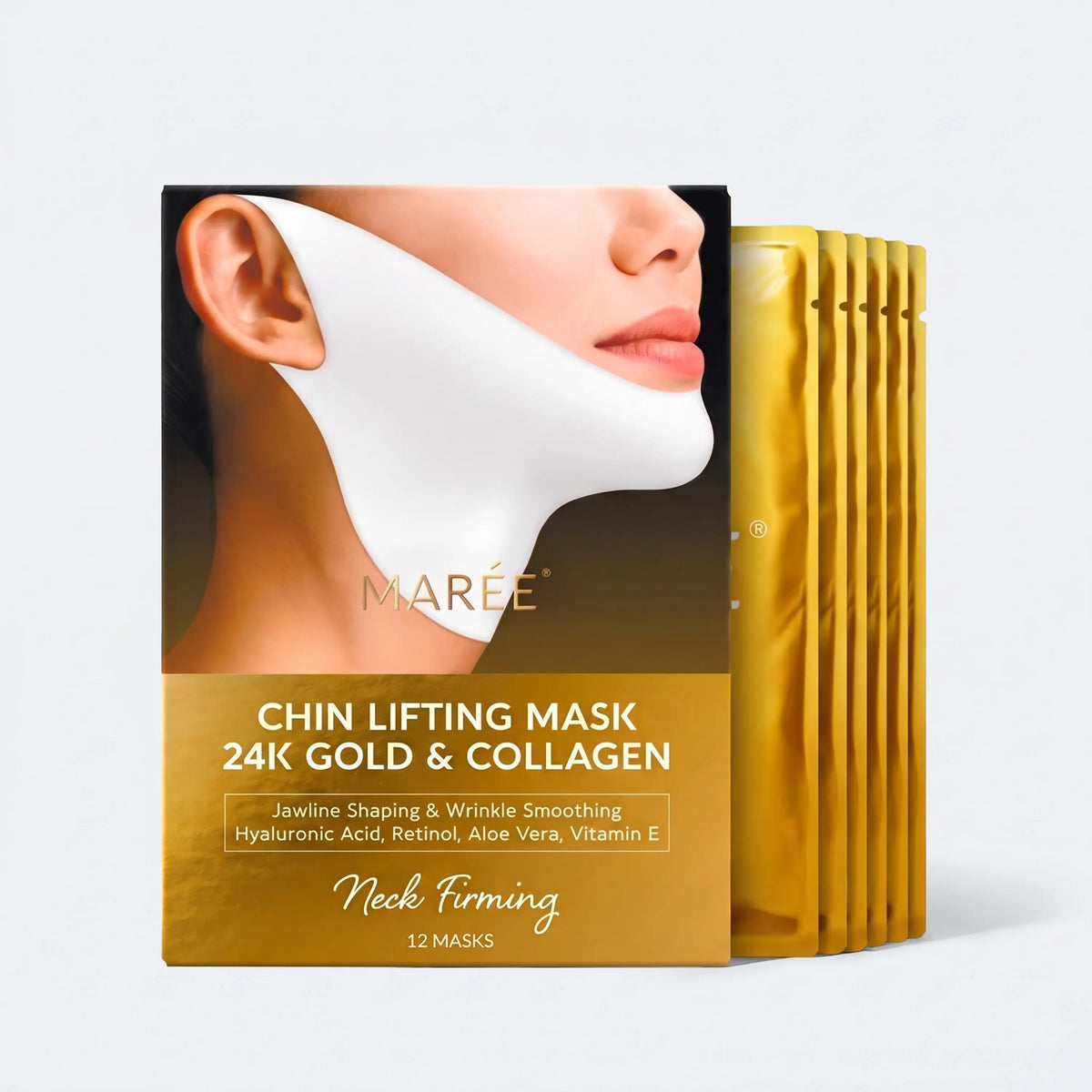 24K Gold V-Line Lifting Mask 12 PCS