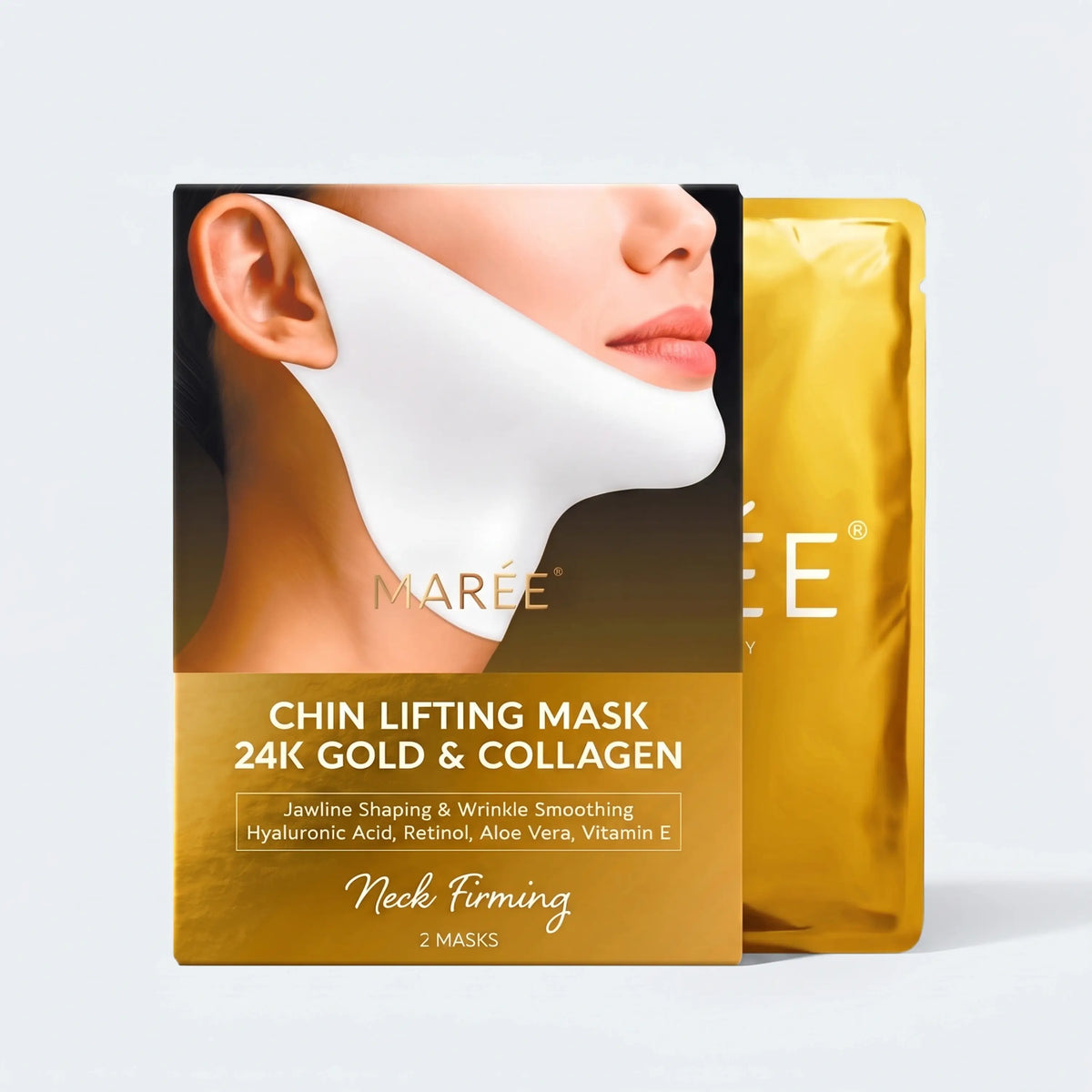 24K Gold V-Line Lifting Mask 2 PCS