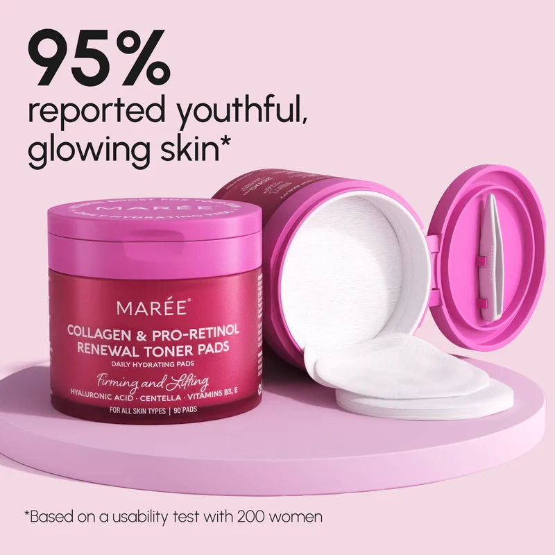 MARÉE Collagen & Retinol Toner Pads