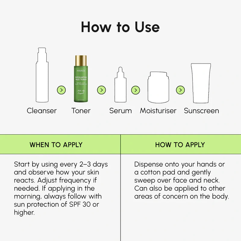 MARÉE Daily Glow Exfoliating Toner