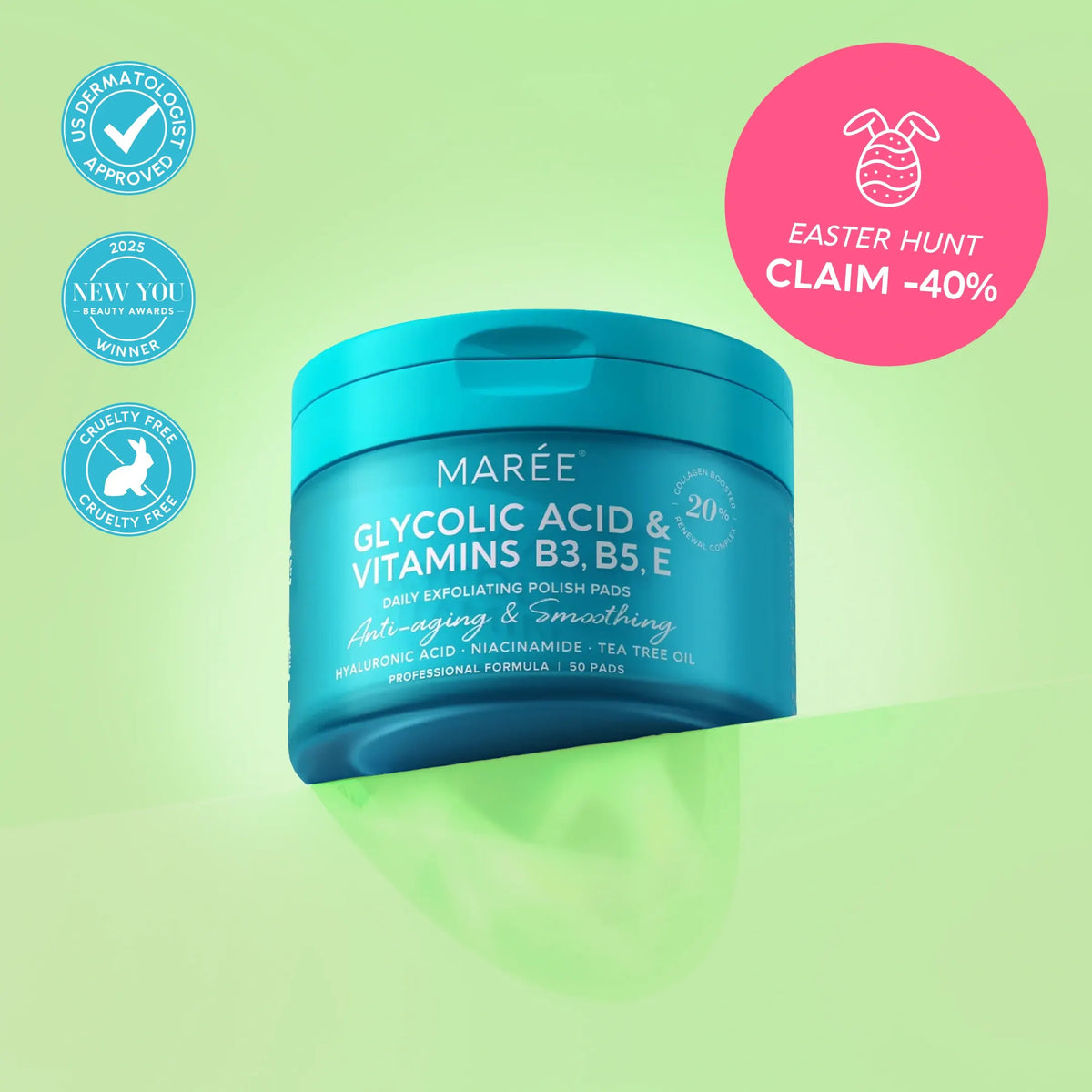 Glycolic Acid Exfoliating Pads