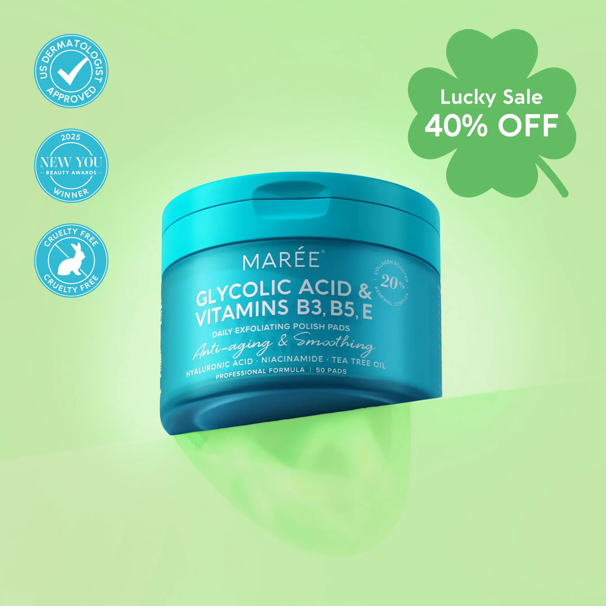 Glycolic Acid Exfoliating Pads