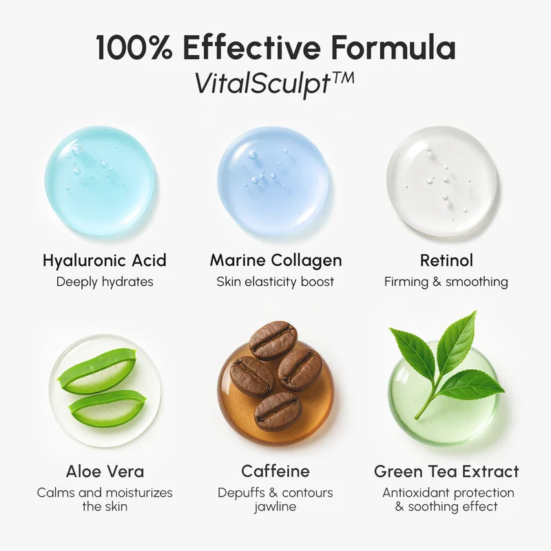 MARÉE Hyaluronic Acid V-line Lifting Mask