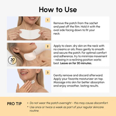 MARÉE Lifting Neck Wrinkle Patches