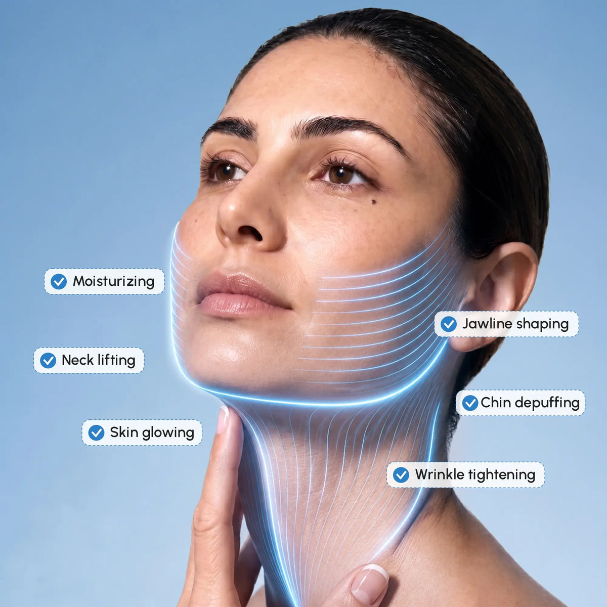 Retinol V-line Lifting Mask 10 PCS