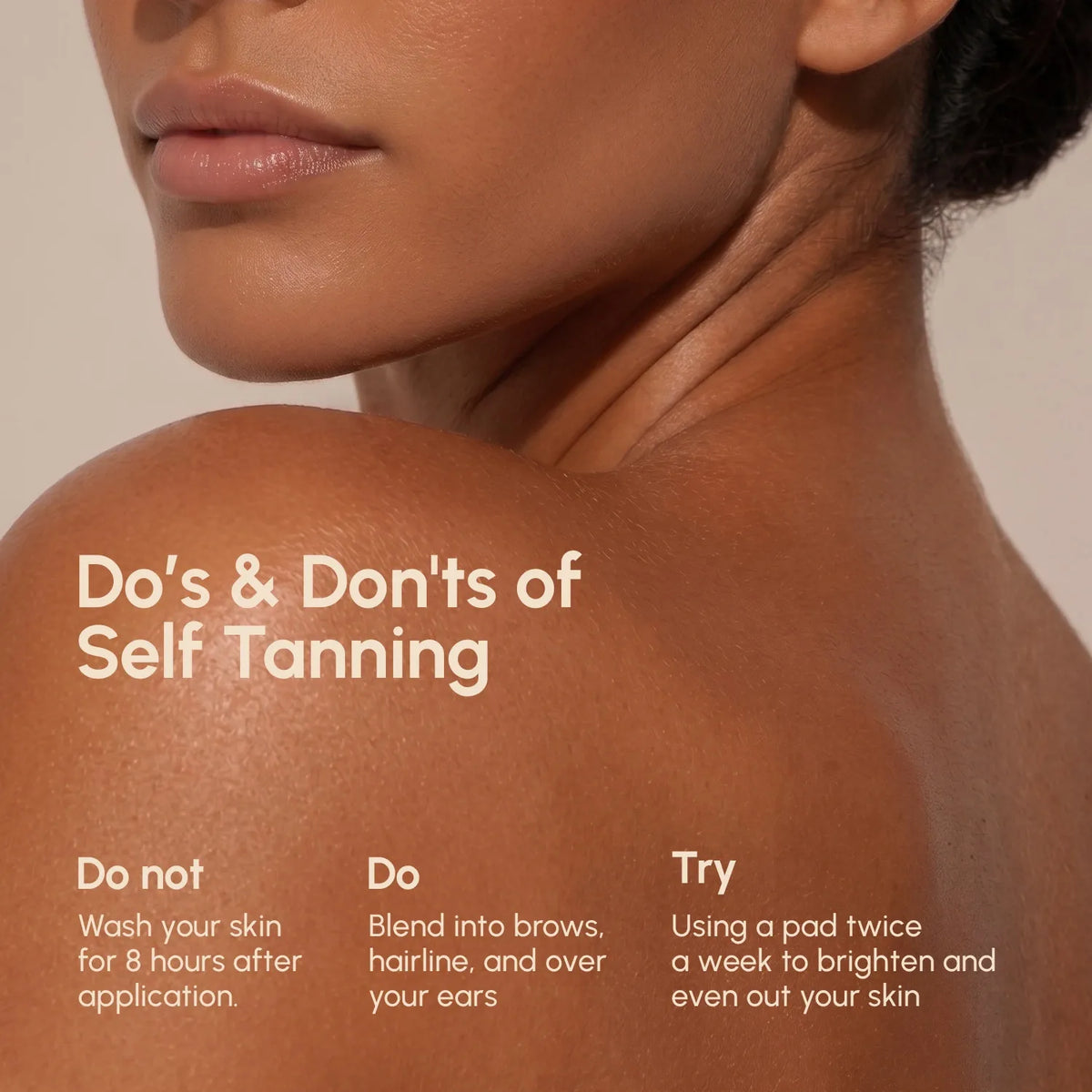Self Tanning Toner Pads