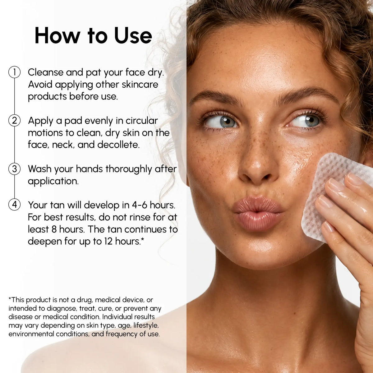 Self Tanning Toner Pads