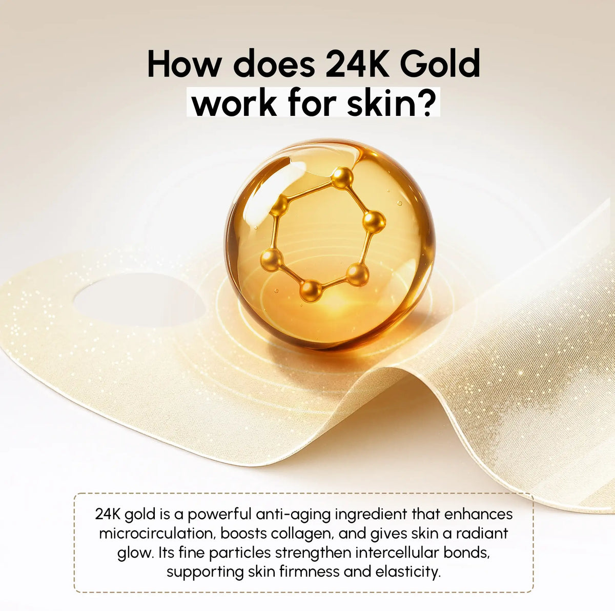 24K Gold Chin & Jawline Lifting Mask 20 PCS