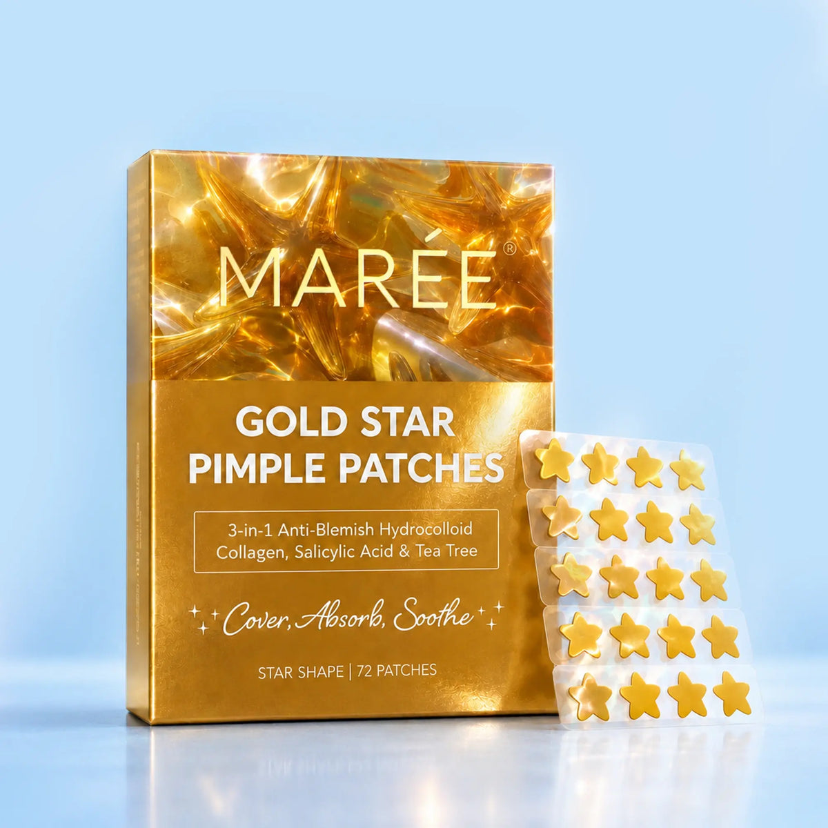 Gold Star Pimple & Acne Patches