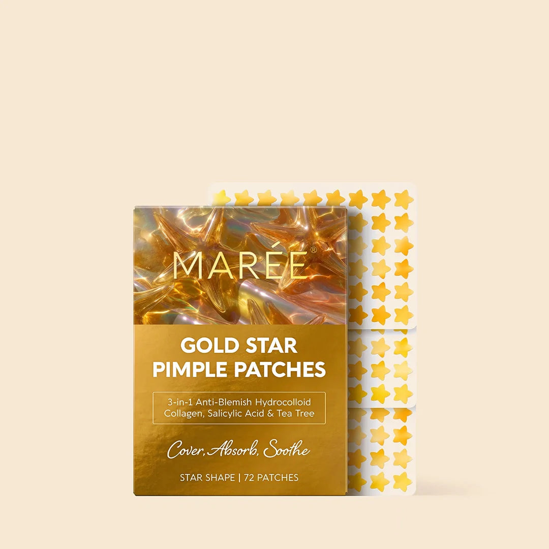 MARÉE Gold Star Pimple Patches for Face