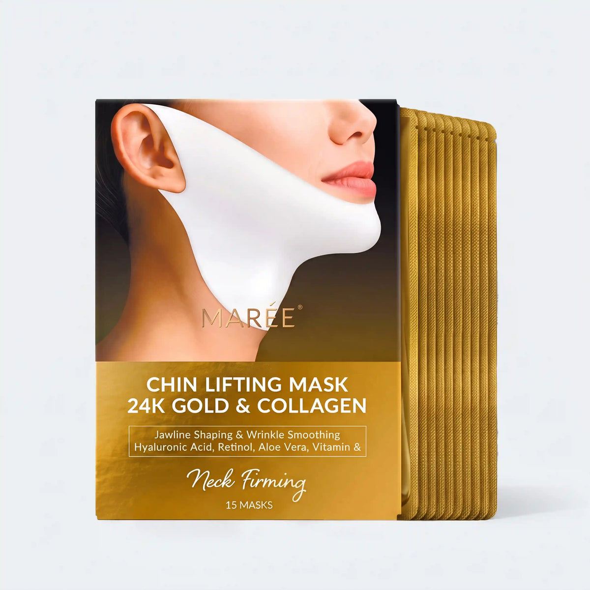 24K Gold V-Line Lifting Mask 15 PCS