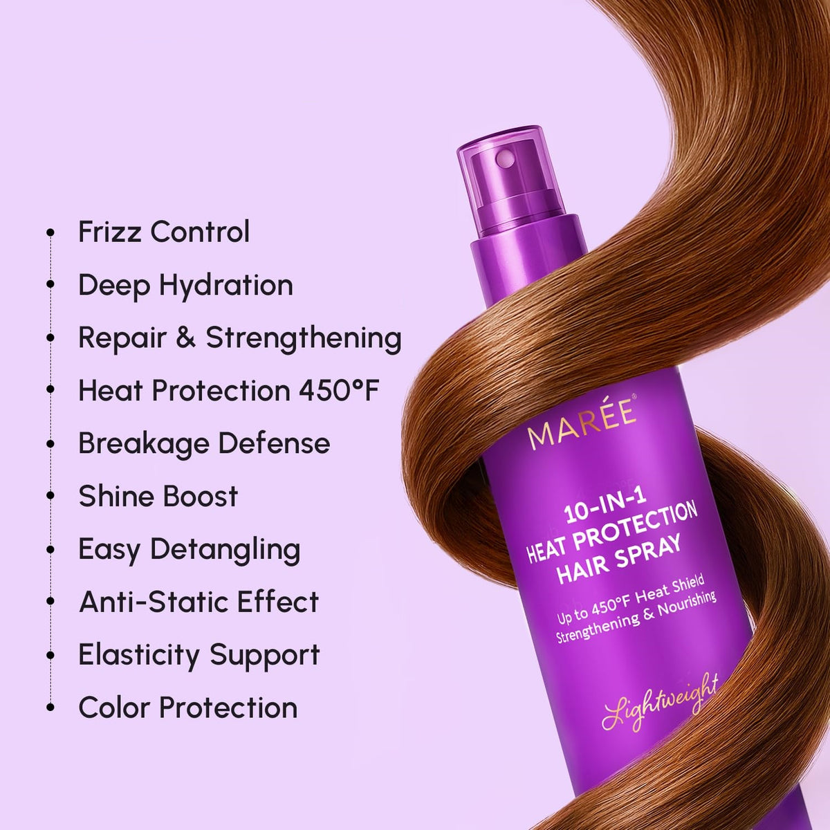 Heat Styling? Protect Hair Up to 450°F