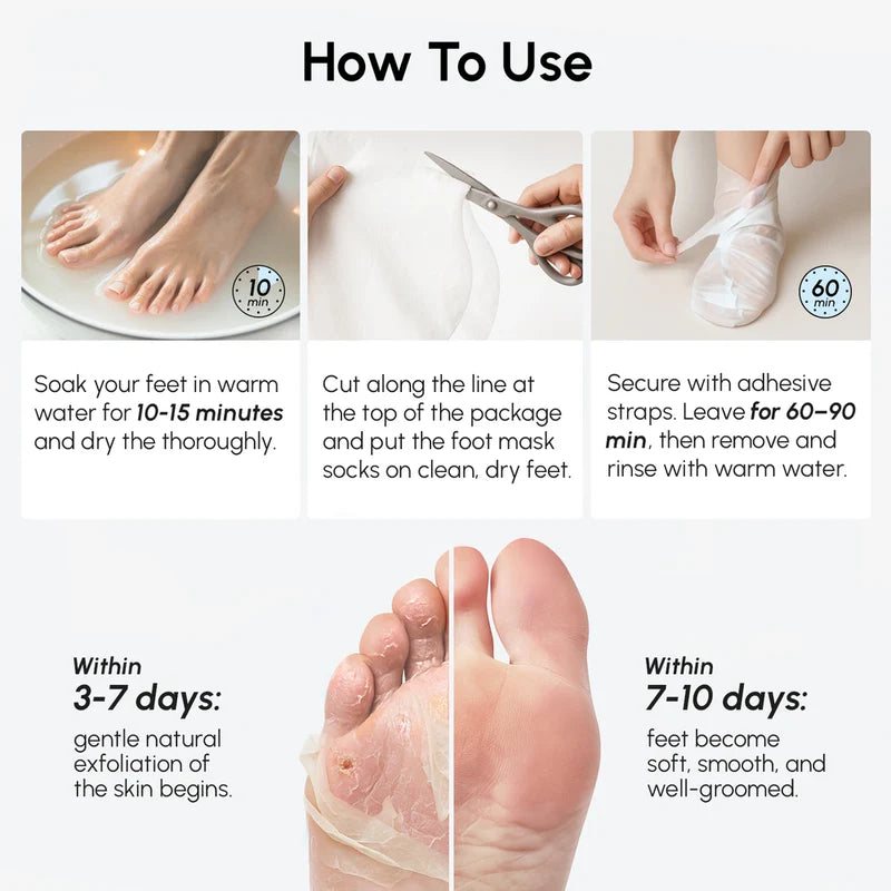 MARÉE Exfoliating & Hydrating Foot Mask