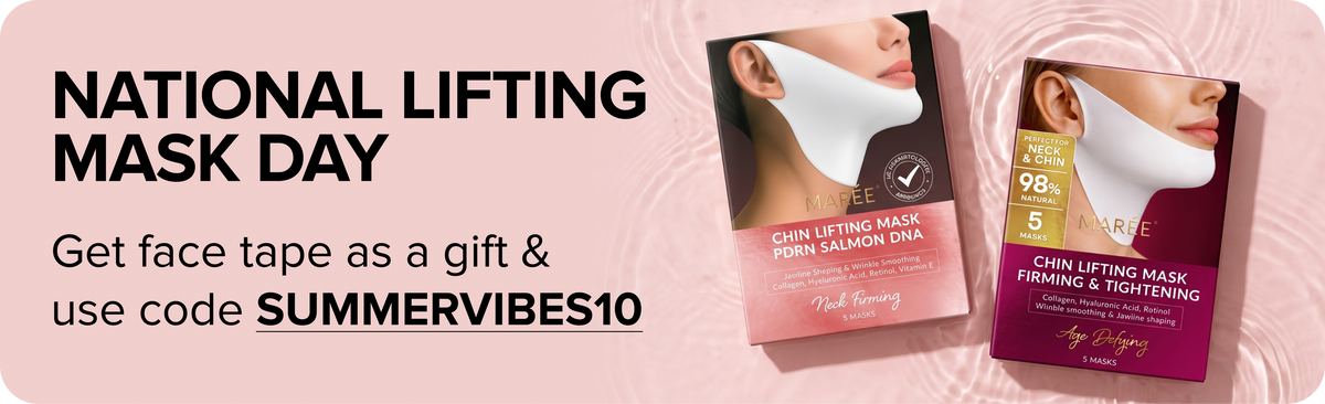National lifting  Mask Day. Get face tape as a gift &  use code SUMMERVIBES10.
