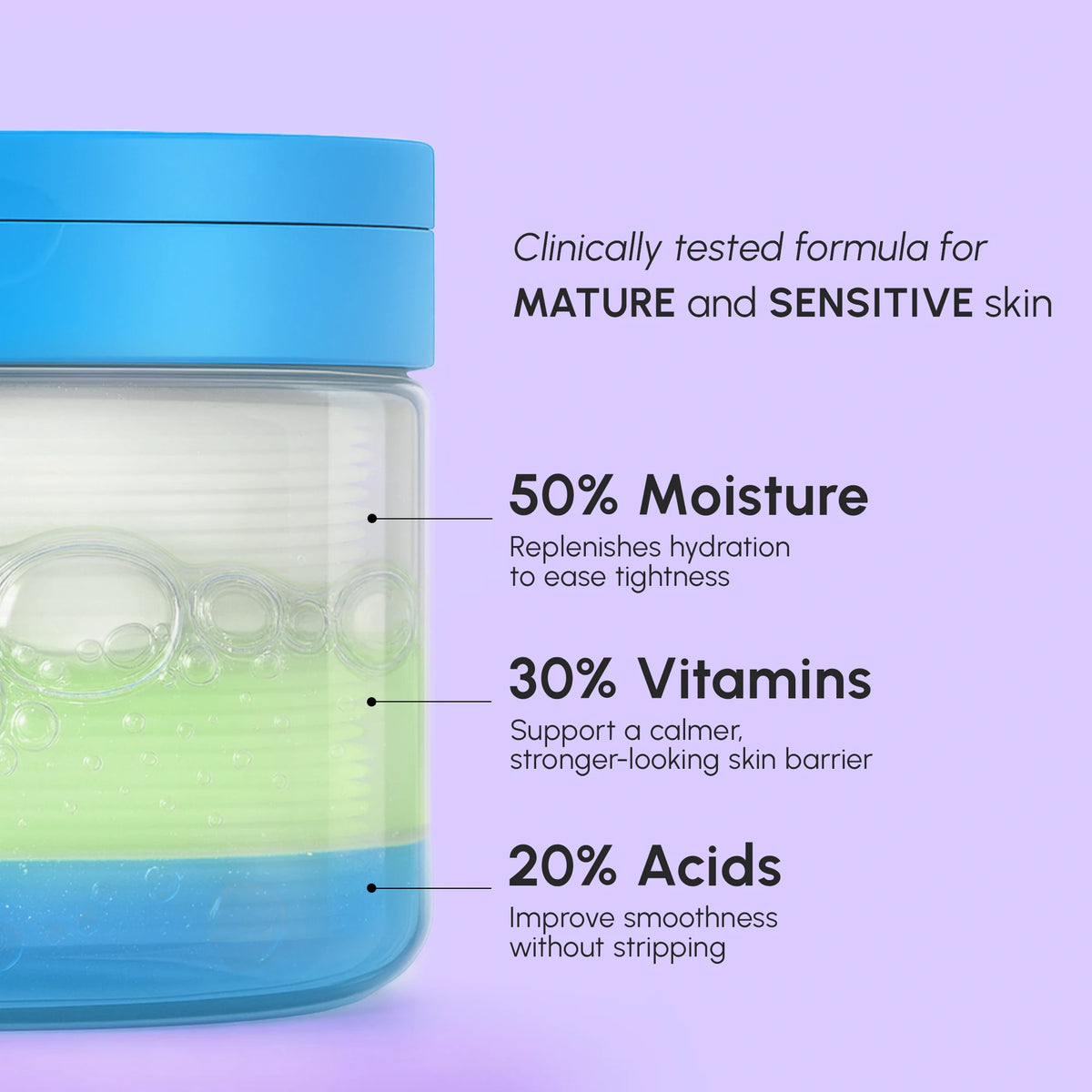 Glycolic Acid Pads for Menopausal Skin