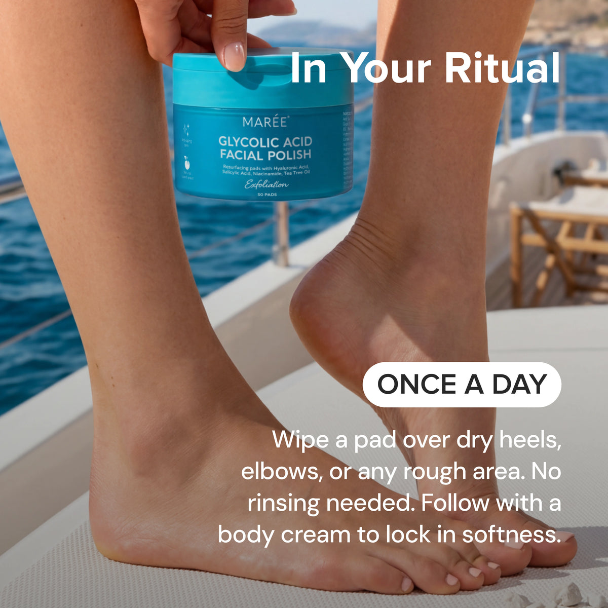 Glycolic Acid Exfoliating Pads for Body & Face