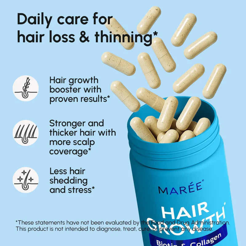 MARÉE Biotin & Collagen Hair Growth Complex