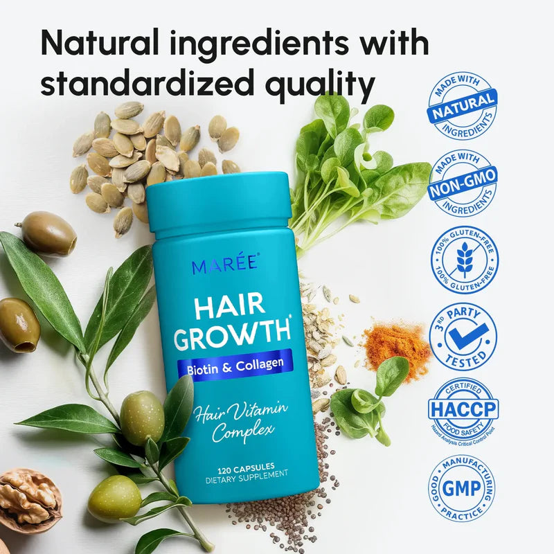 MARÉE Biotin & Collagen Hair Growth Complex