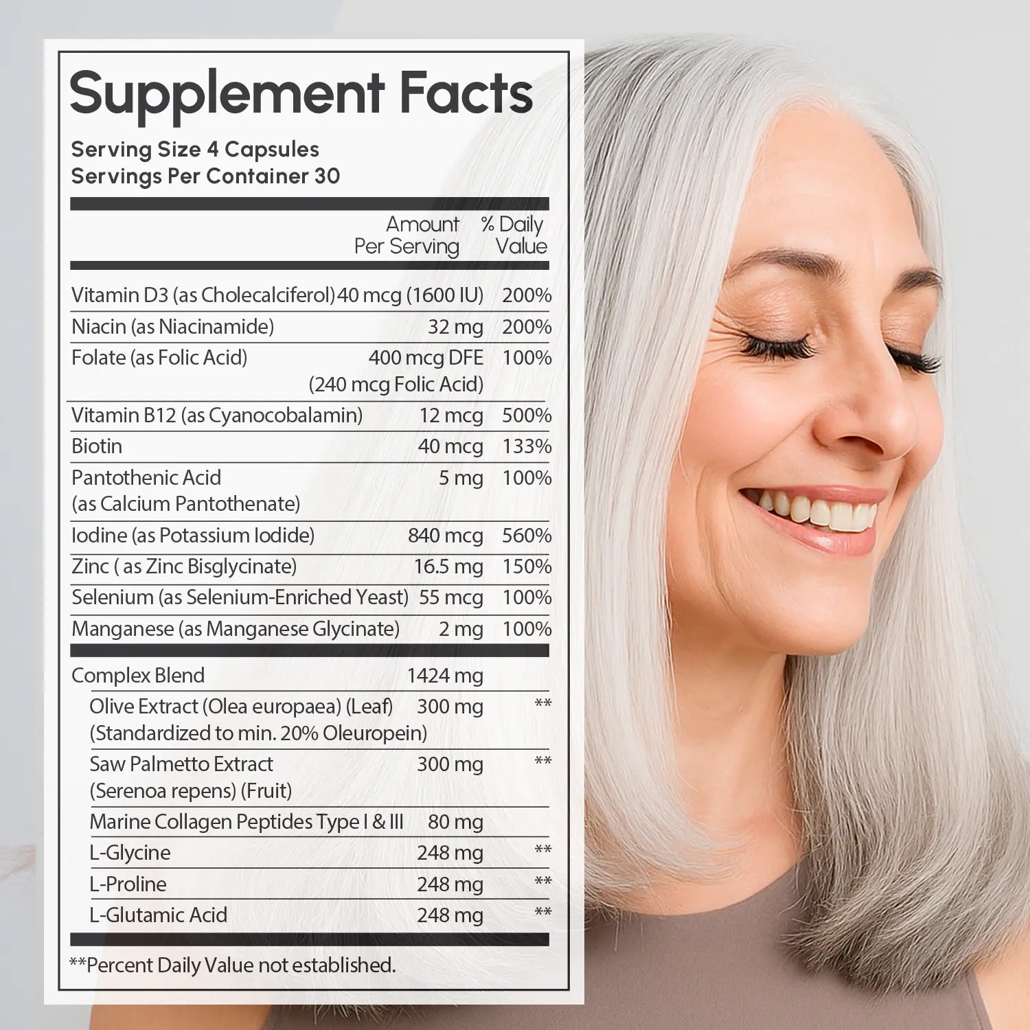 Biotin & Collagen Hair Growth Complex