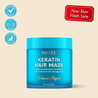 Keratin Hair Mask - Repair & Anti-Frizz | MAREE