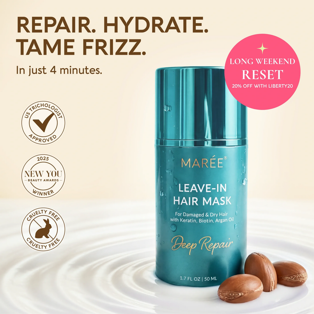 Emé/ri/re THE HAIR MASK 1.5 2個セット Leave-In Mask for Dry & Damaged Hair | MAREE