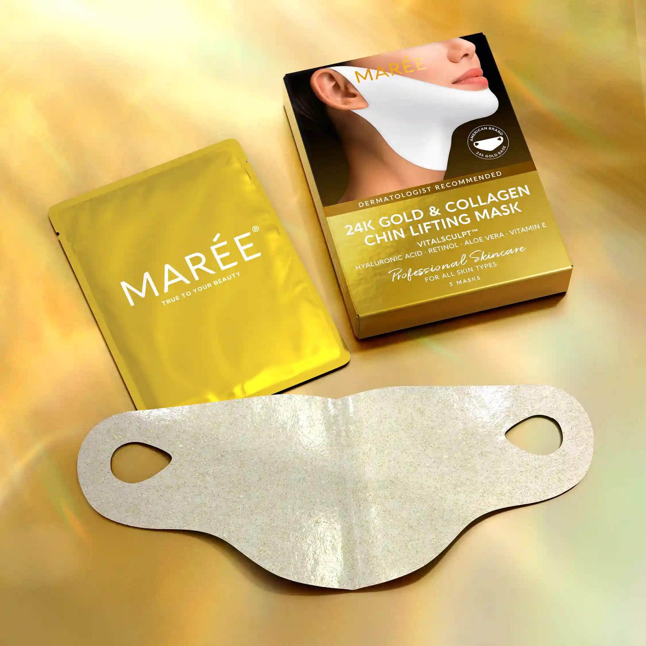 24K Gold V-Line Lifting Mask