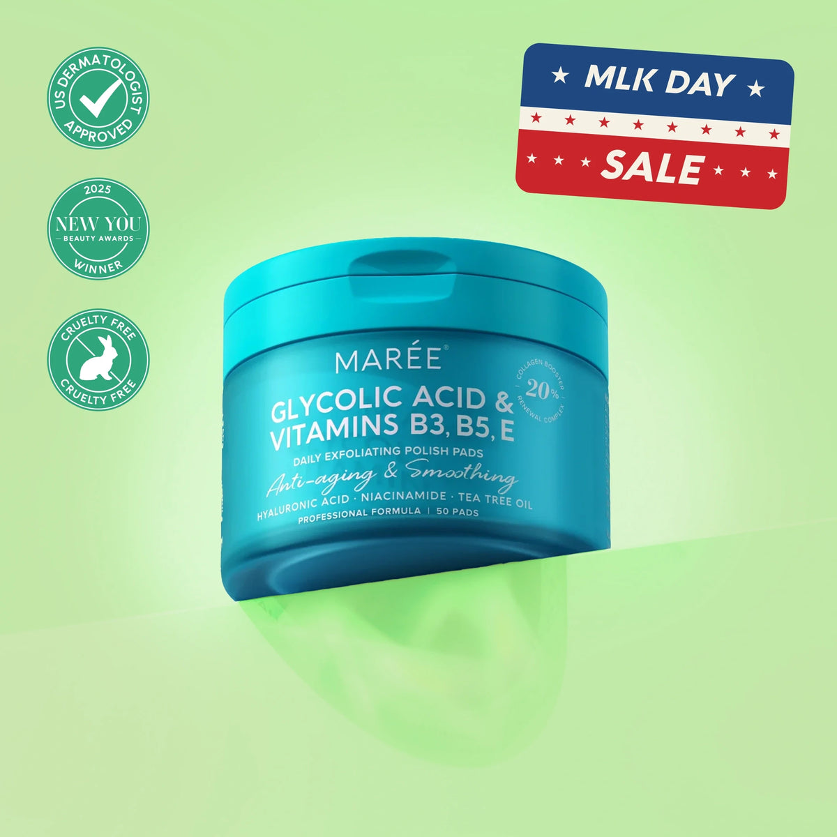 Glycolic Acid Exfoliating Pads