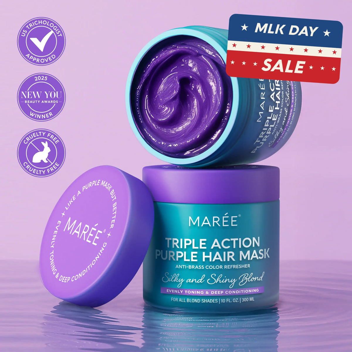 Purple Mask for Blonde Hair