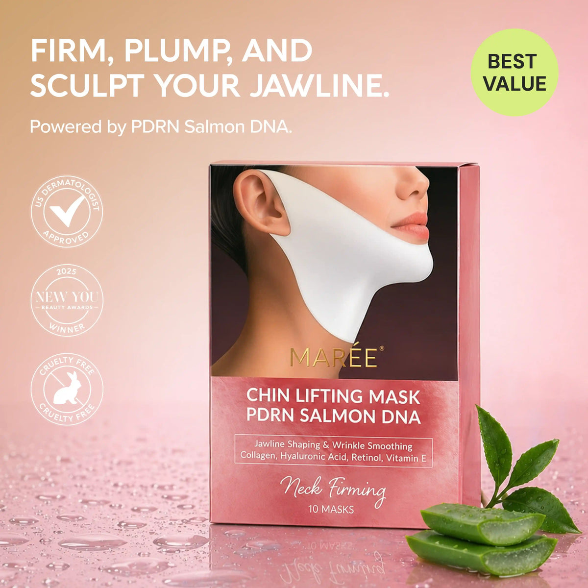PDRN V-line Lifting Mask 10 PCS