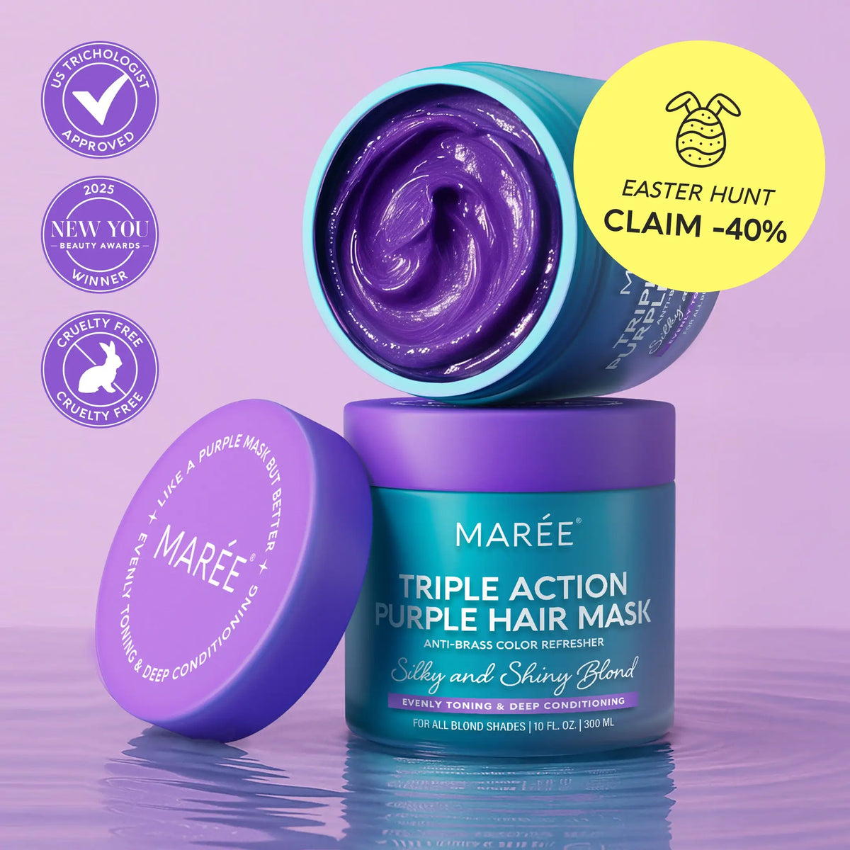 Purple Mask for Blonde Hair