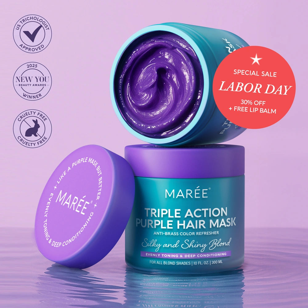Purple Mask for Blonde Hair 2pack