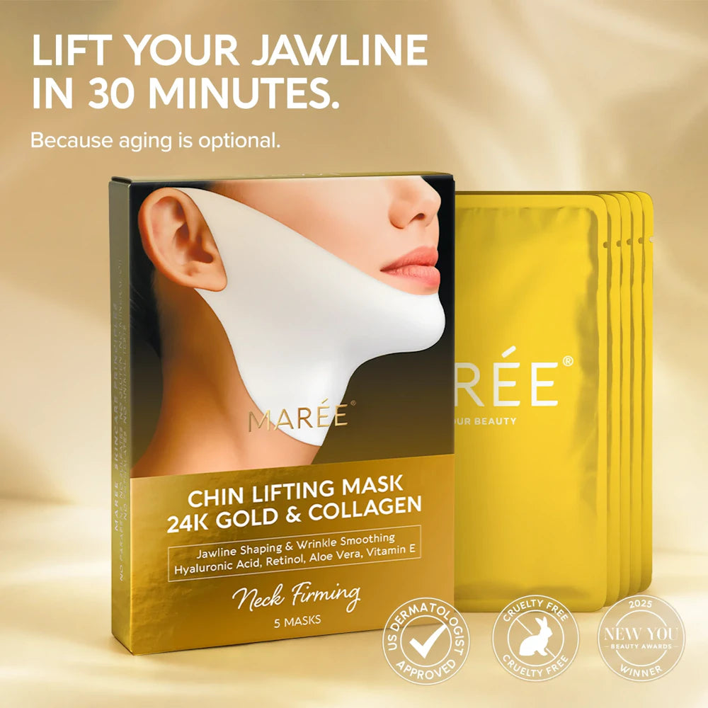 24K Gold Chin & Neck Lifting Mask