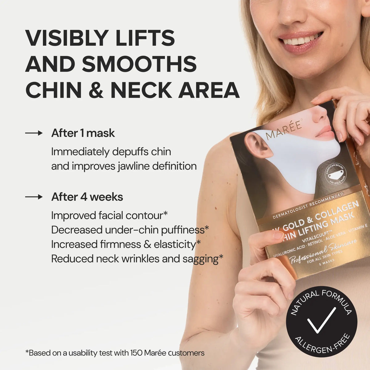 MARÉE 24K Gold V-Line Lifting Mask