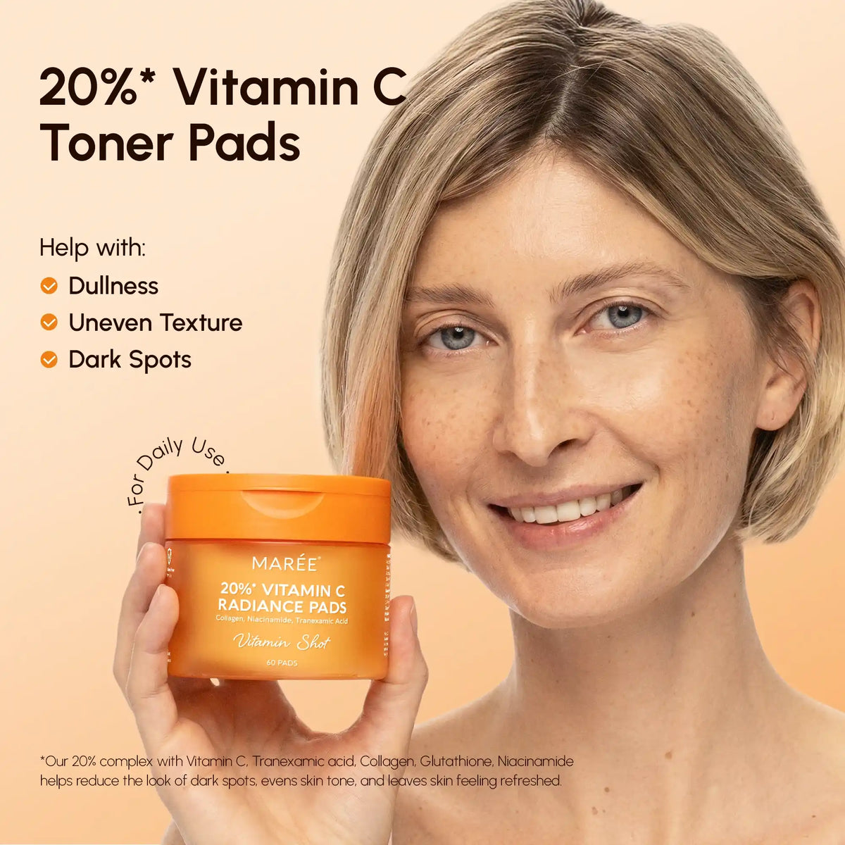 MARÉE Dark Spot Fading Vitamin C Pads