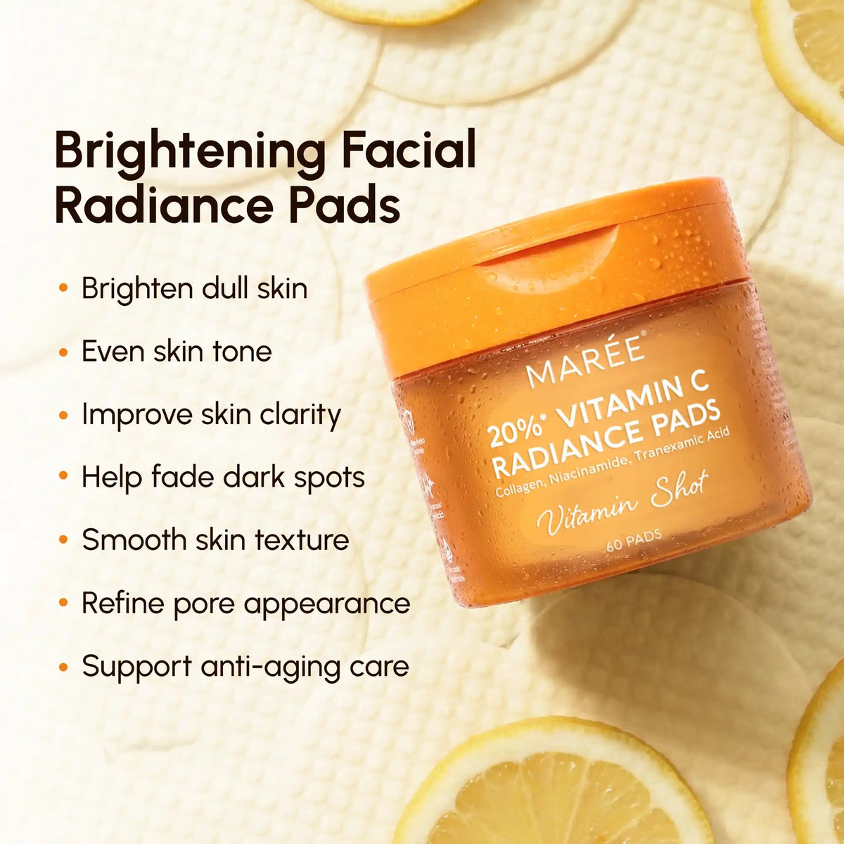 MARÉE Dark Spot Fading Vitamin C Pads